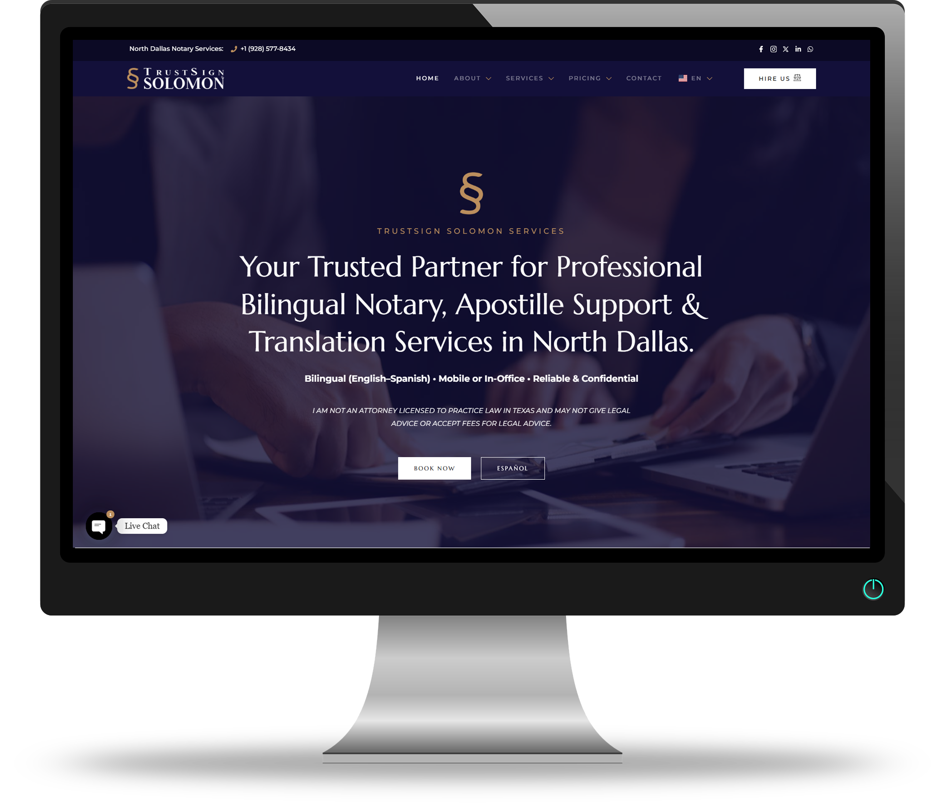 TrustSign Solomon Services - North Dallas Mobile Notary